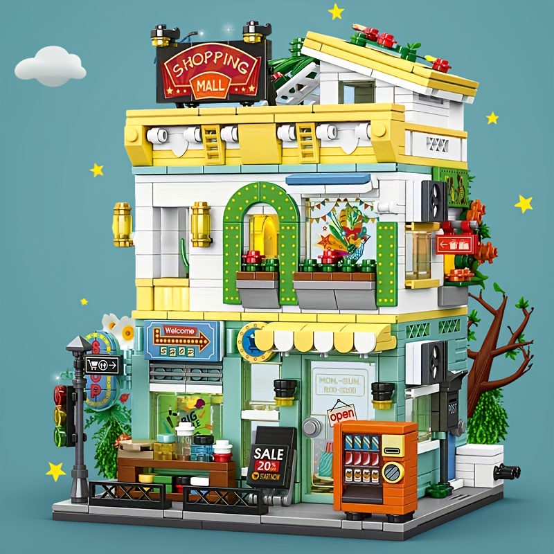 Model Kit Companies - Bloques de Construcción de Ciudades, Supermercados