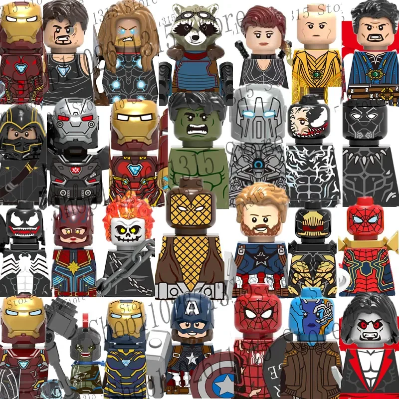 Model Kit Iron Man - Bloques de Construcción de Superhéroes de