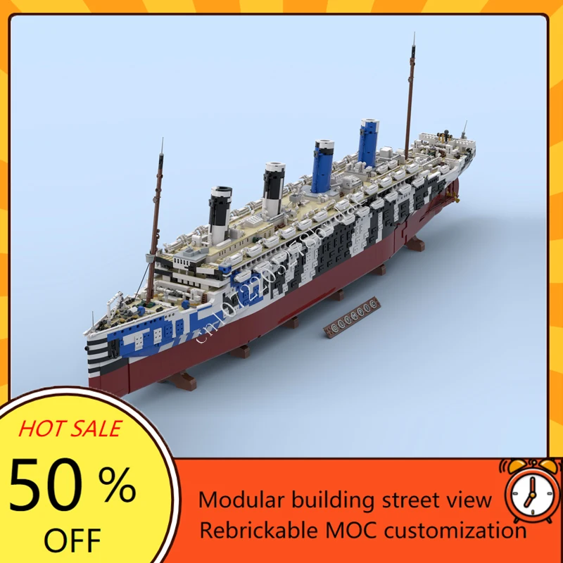 Model Kit Battleship - 10615 Uds. MOC HMT Olympus Titanic