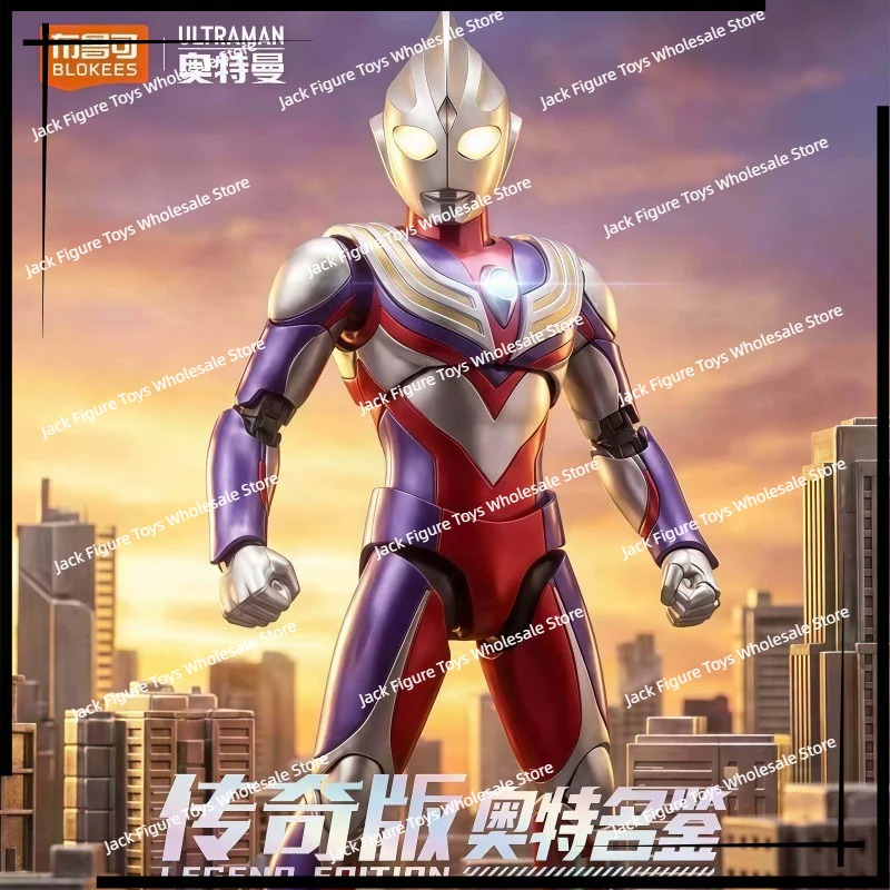 Model Kit Figures - Nuevo Blokees Ultraman Tiga Edición Leyenda,