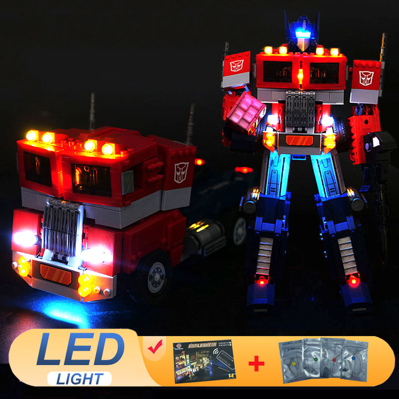 Model Kit Optimus Prime - Kit de luces LED para LEGO
