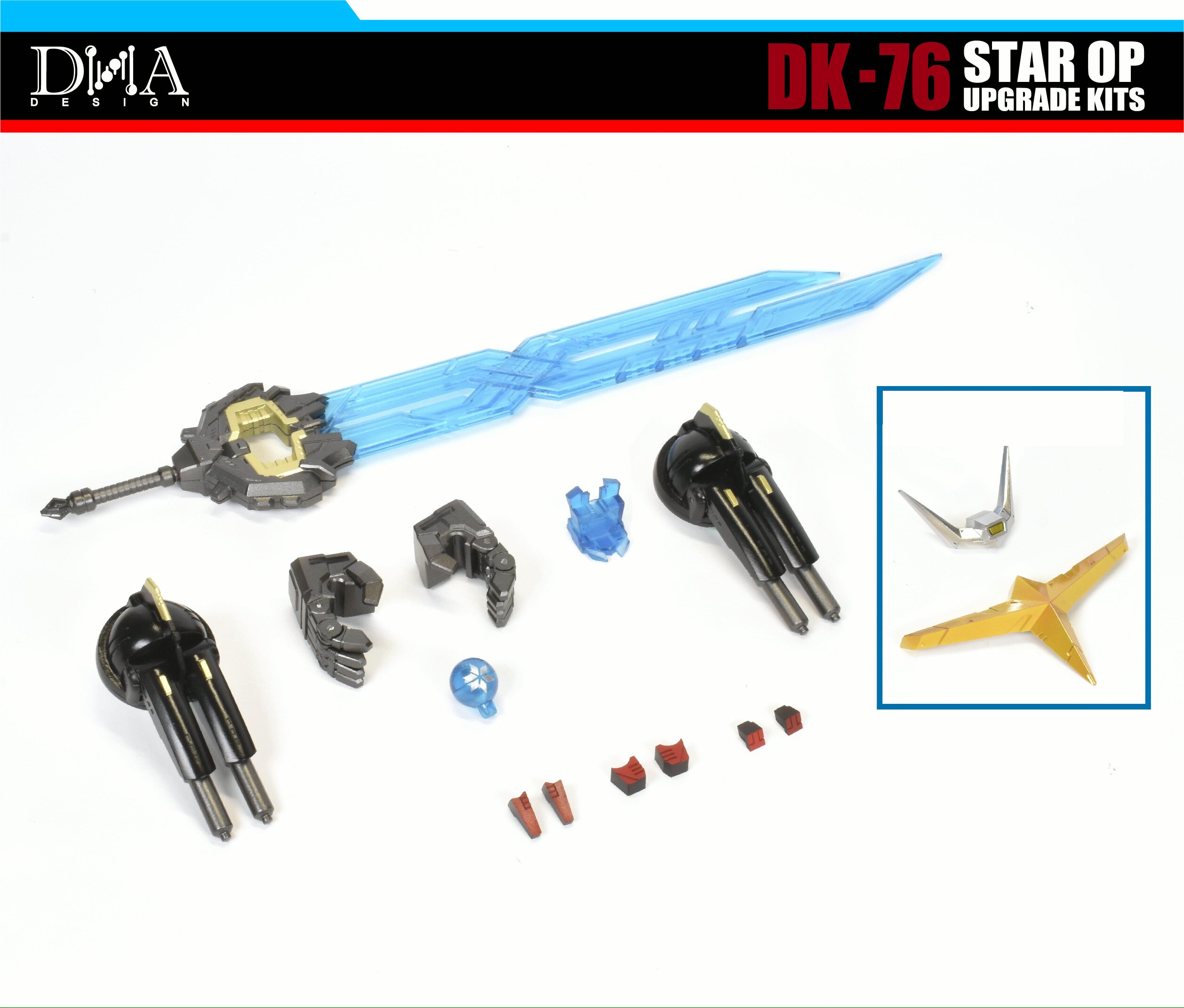 Model Kit Robot - Kit de actualización DNA DK-76 para
