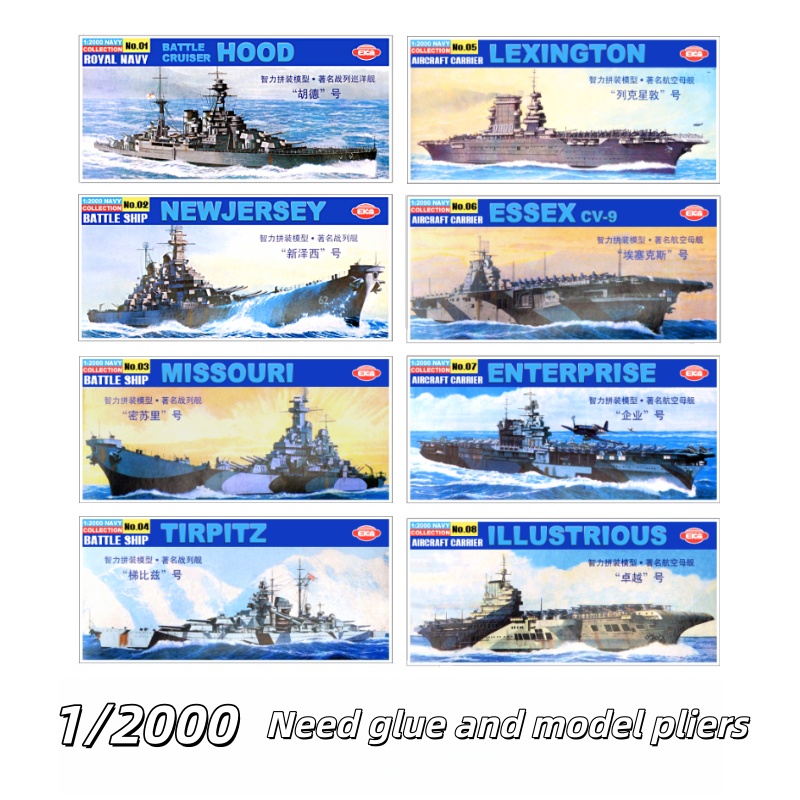 Portaaviones USS New Jersey Mi - Model Kit Battleship reseña y precio