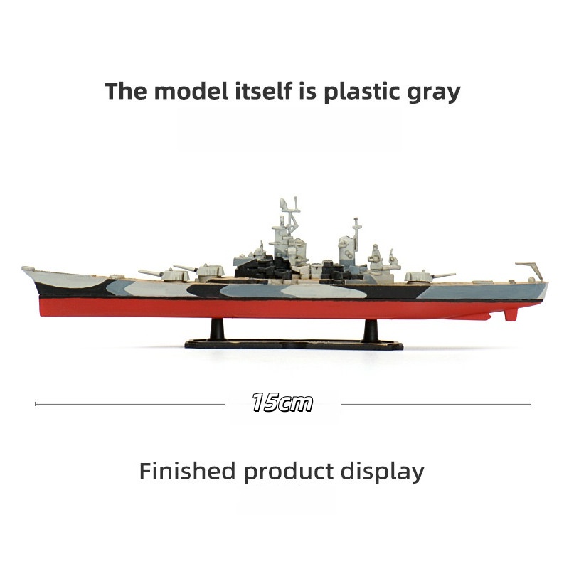 Portaaviones USS New Jersey Mi - Model Kit Battleship reseña y precio