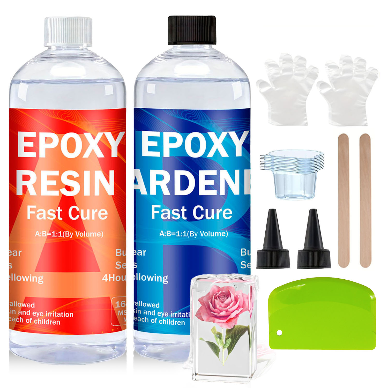 Kit de Resina Epoxi Transparen - Resin Kit Cast reseña y precio