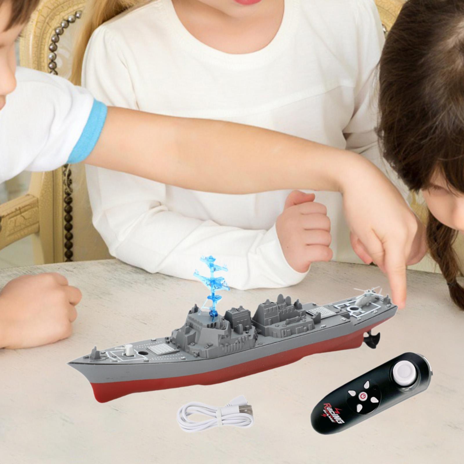 Barco RC de Gran Potencia con  - Model Kit Battleship reseña y precio