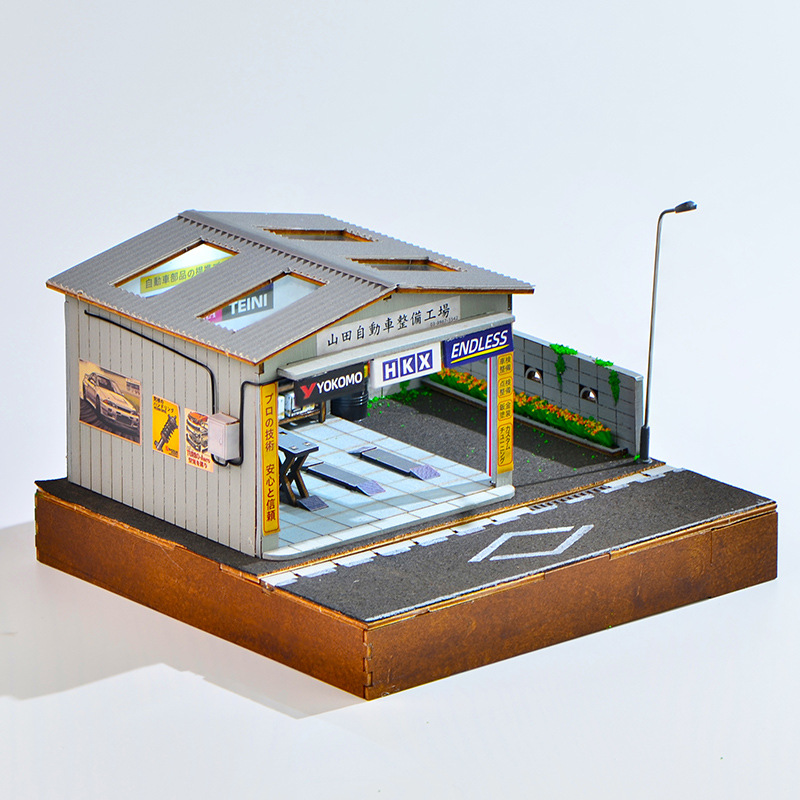 Kit de Diorama de Taller de Re - Model Kit Display reseña y precio