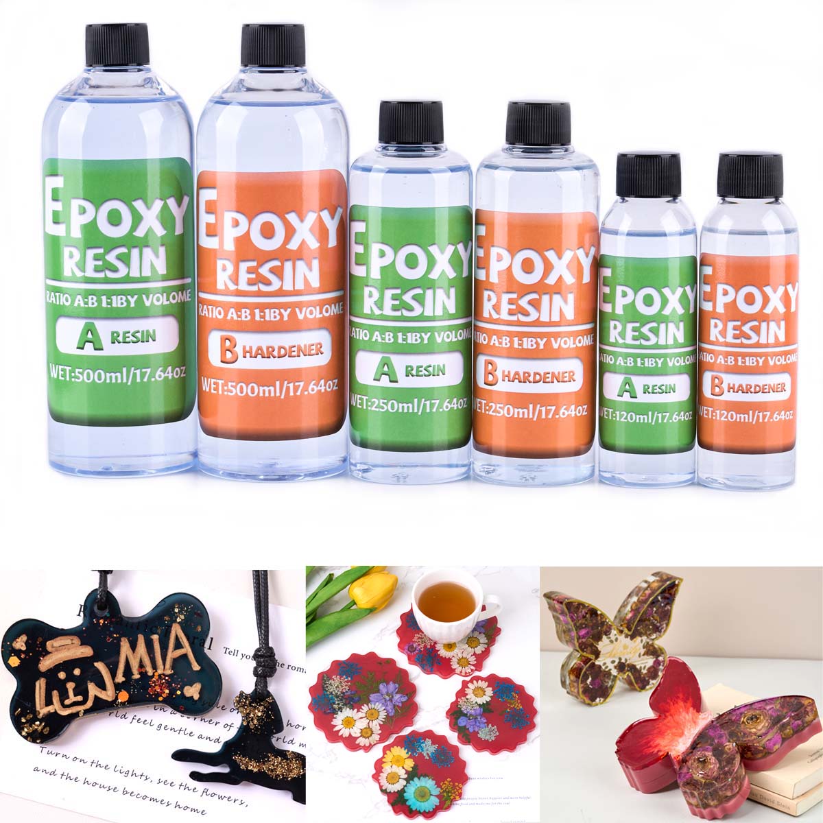 Kit de resina Epoxy con relaci - Resin Kit Cast reseña y precio