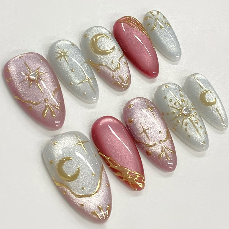24 Uñas Postizas Adornadas con - Sanding Stick Set reseña y precio