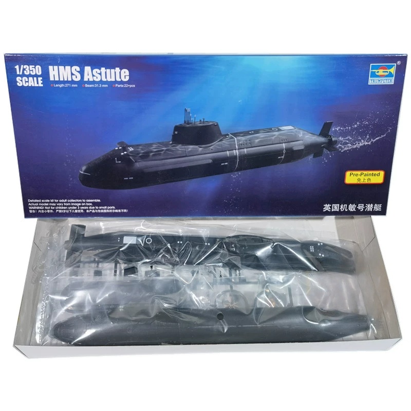 TRUMPETER Escala 1/350 HMS Ast - Model Kit Ship reseña y precio
