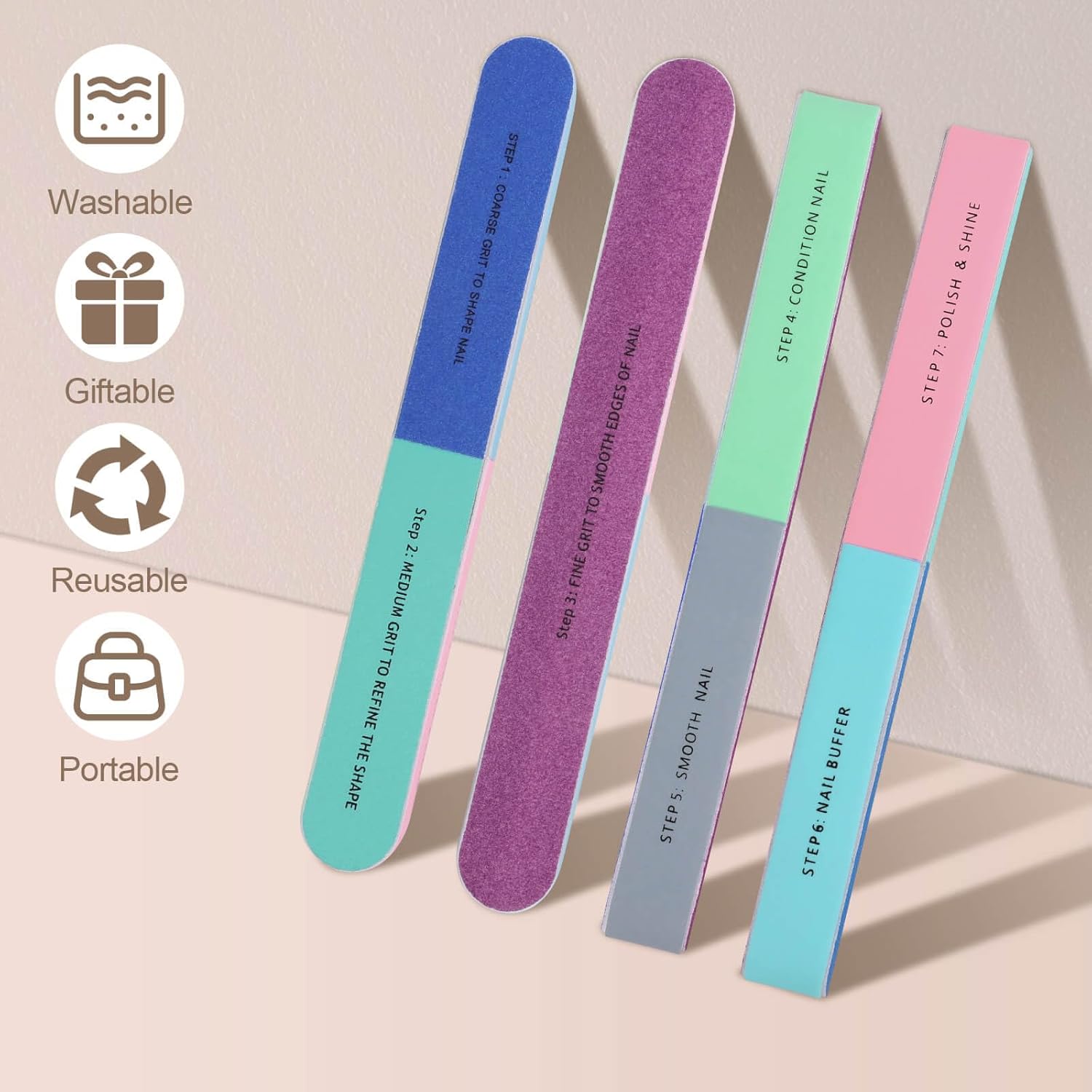 1/5 Piezas Lima de Uñas Profes - Sanding Stick Set reseña y precio