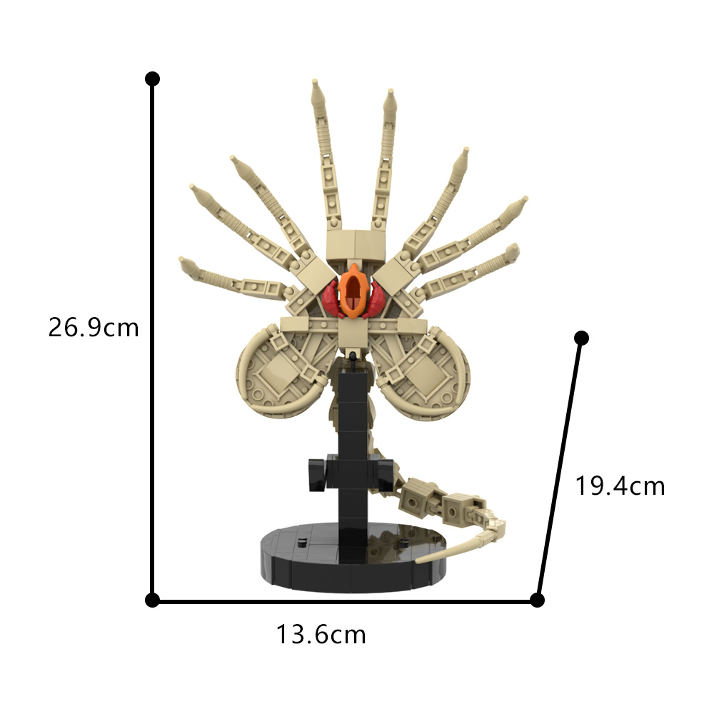 Gobricks MOC Alien Facehugger  - Model Kit Ultron reseña y precio