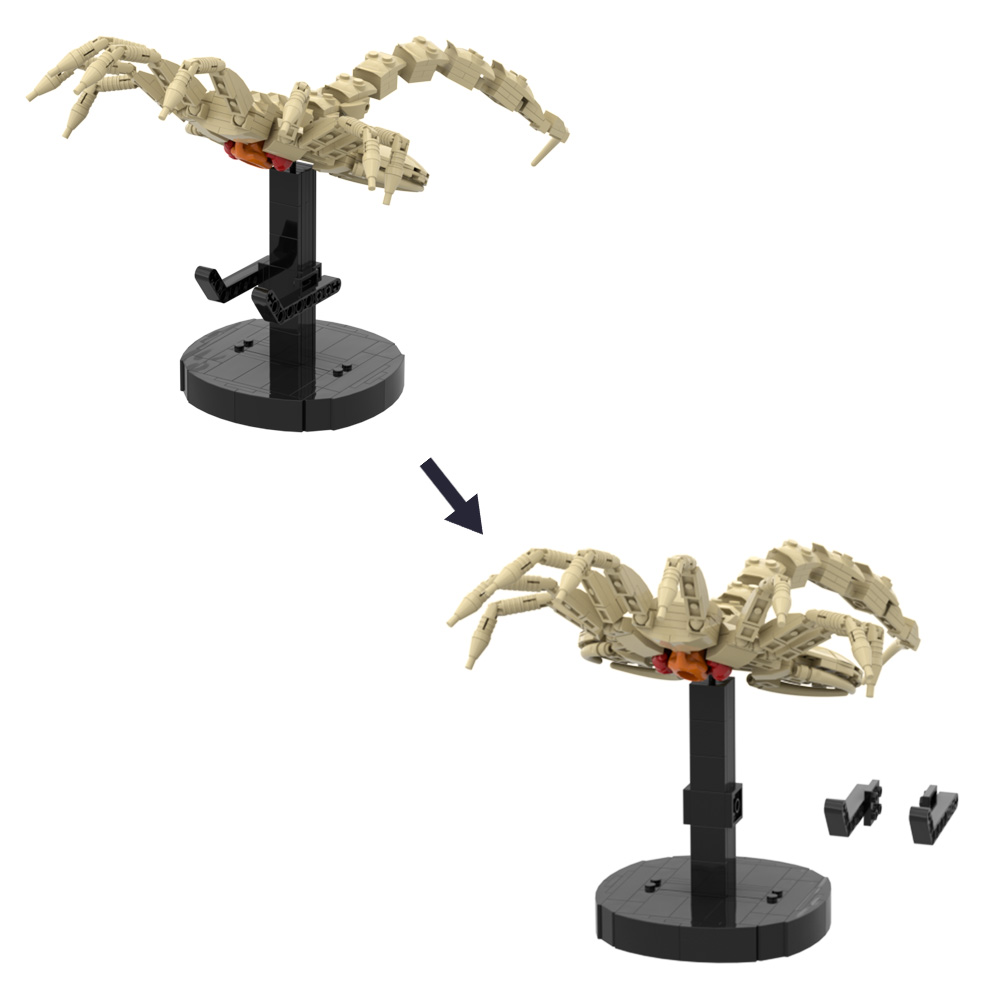 Gobricks MOC Alien Facehugger  - Model Kit Ultron reseña y precio