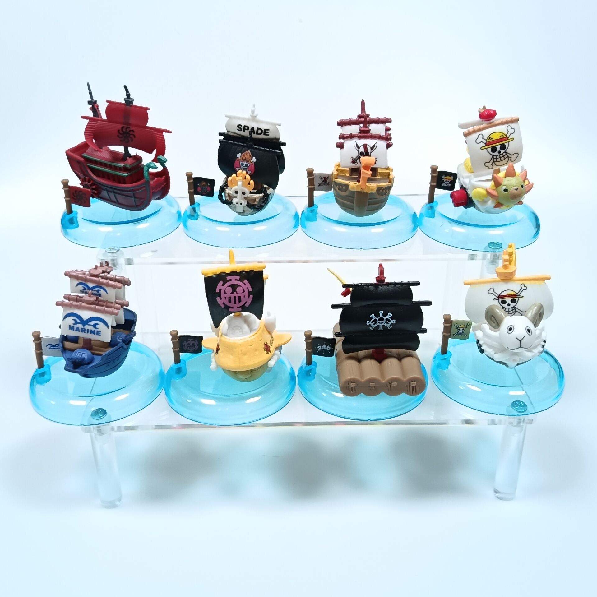 8 Figuras de Personajes de Ani - Model Kit Ship reseña y precio