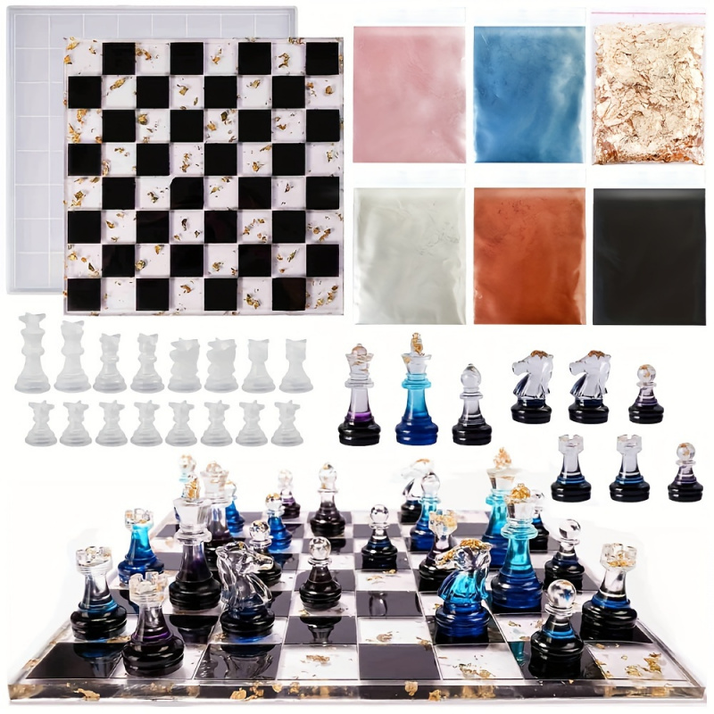 Juego de ajedrez de 23 piezas  - Resin Kit Cast reseña y precio