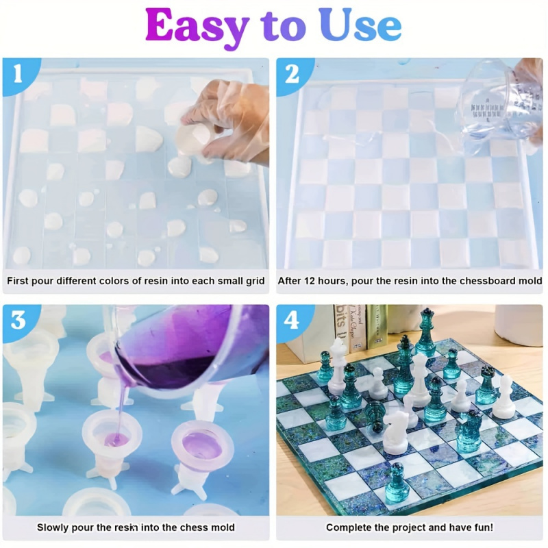 Juego de ajedrez de 23 piezas  - Resin Kit Cast reseña y precio