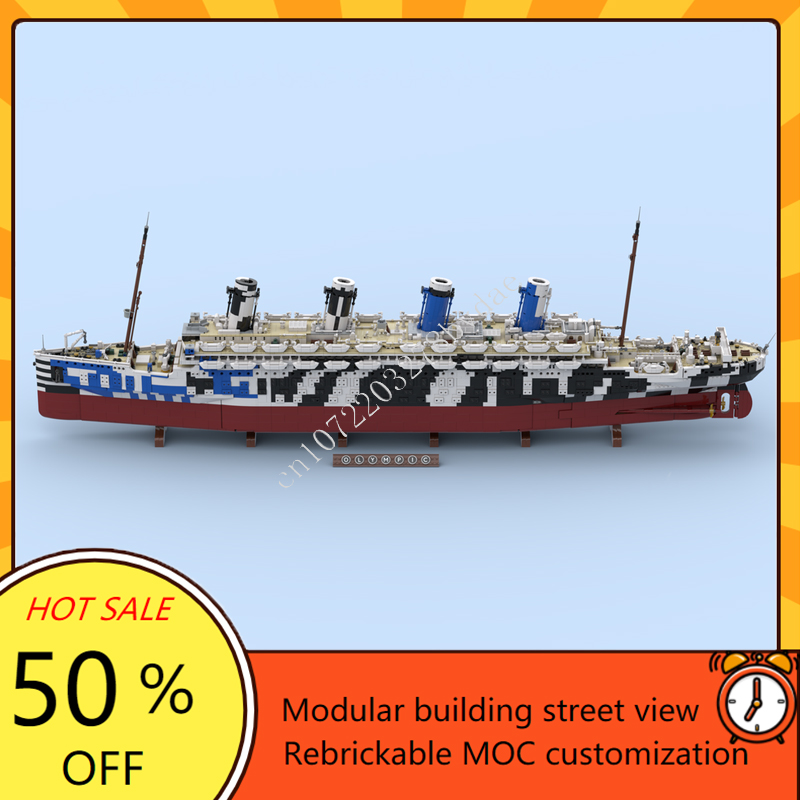 10615 Uds. MOC HMT Olympus Tit - Model Kit Battleship reseña y precio