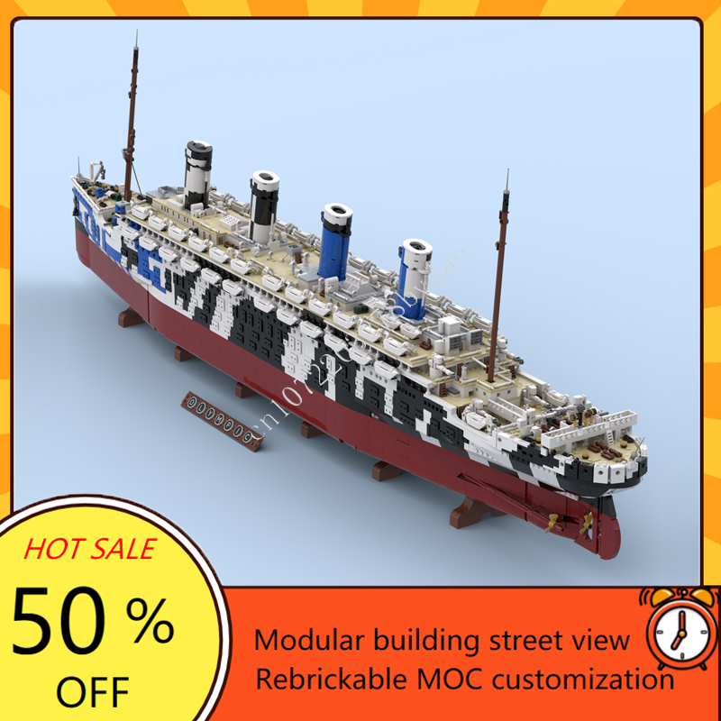 10615 Uds. MOC HMT Olympus Tit - Model Kit Battleship reseña y precio