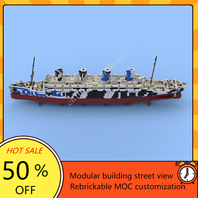10615 Uds. MOC HMT Olympus Tit - Model Kit Battleship reseña y precio