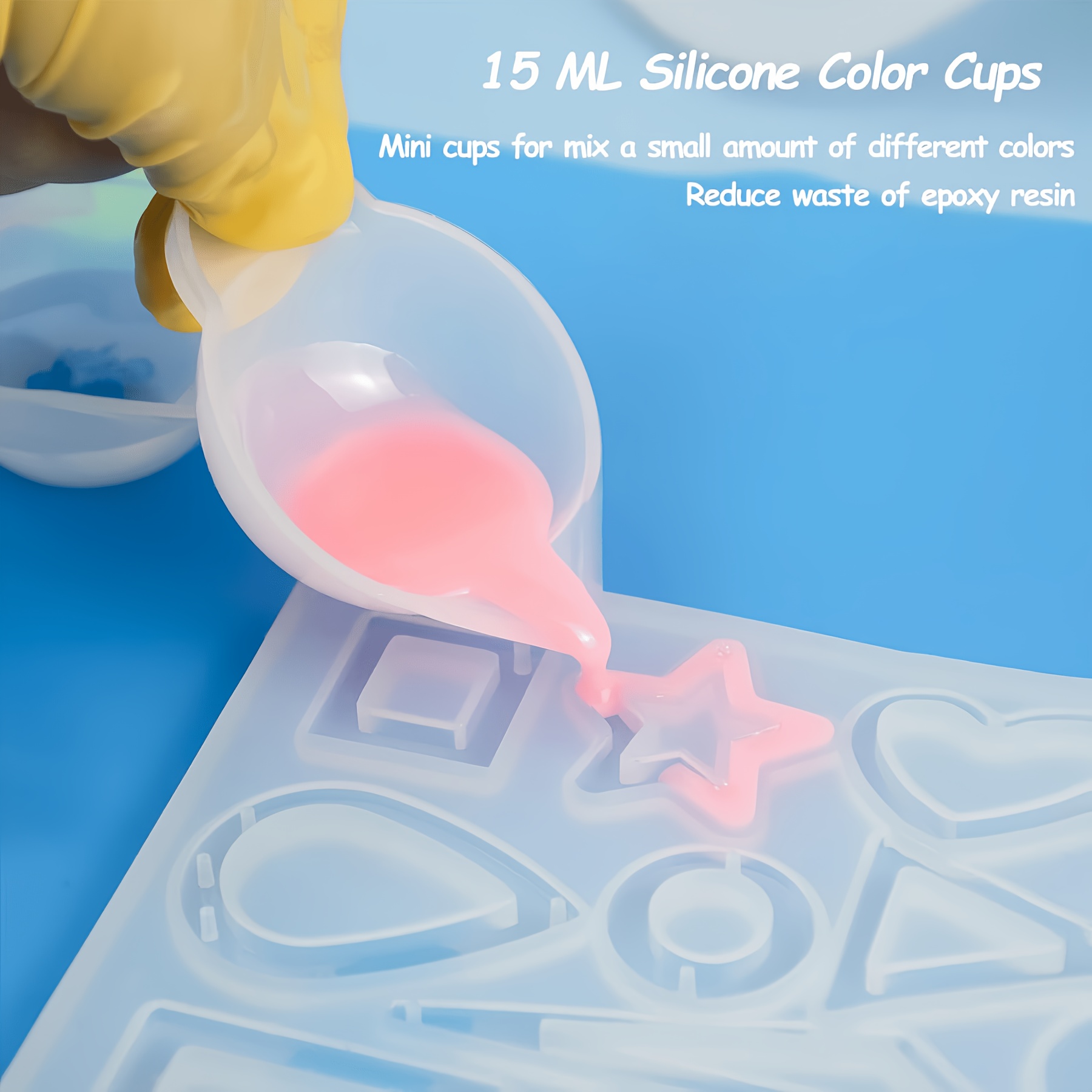 Juego de 21 moldes de silicona - Resin Kit Cast reseña y precio