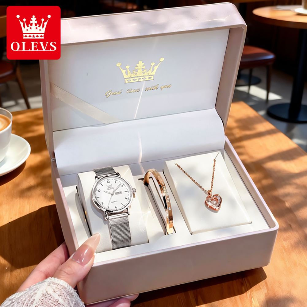 Relojes OLEVS 2996 para mujer, - Model Kit Display reseña y precio