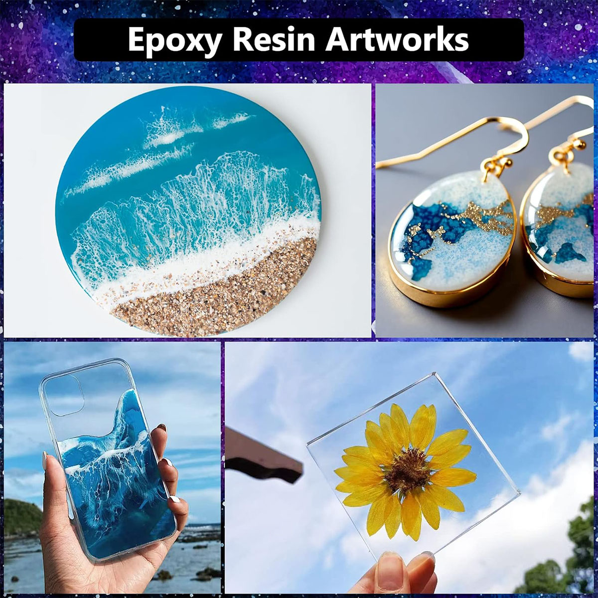 Kit de resina Epoxy transparen - Resin Kit Cast reseña y precio