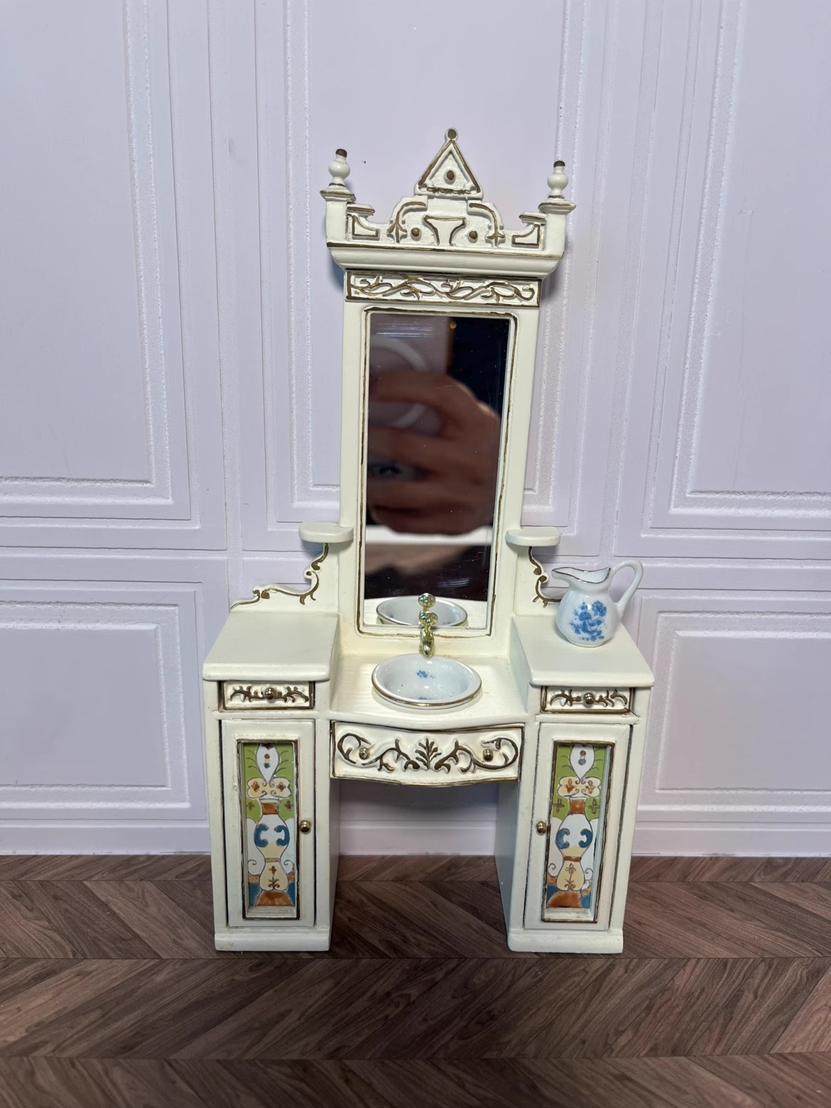 Muebles de casa de muñecas en  - Model Kit Vintage reseña y precio